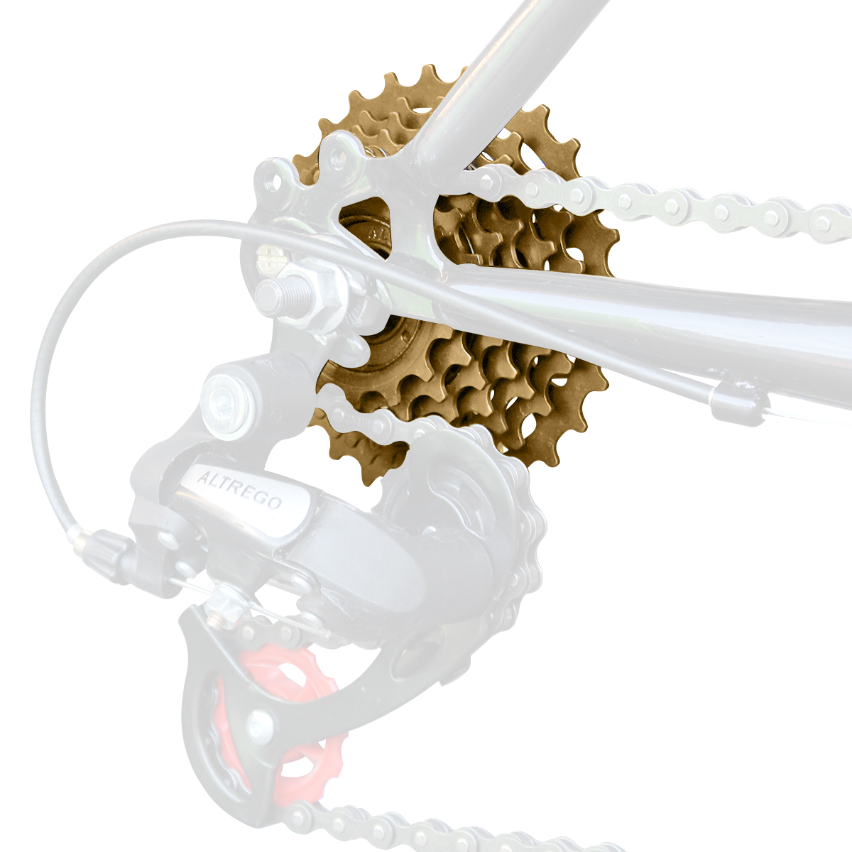 Sprocket Bicicleta Rueda Libre Estrella 7 Pasos Velocidades