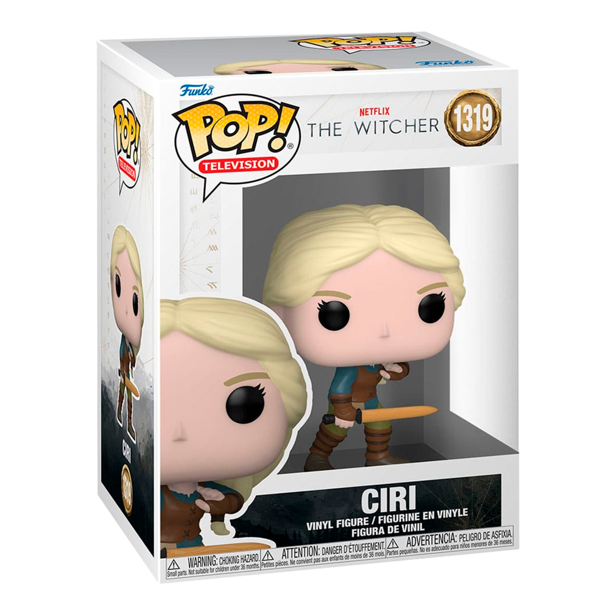 Funko Pop Ciri Con Espada #1319 The Witcher Serie Netflix Figura Original