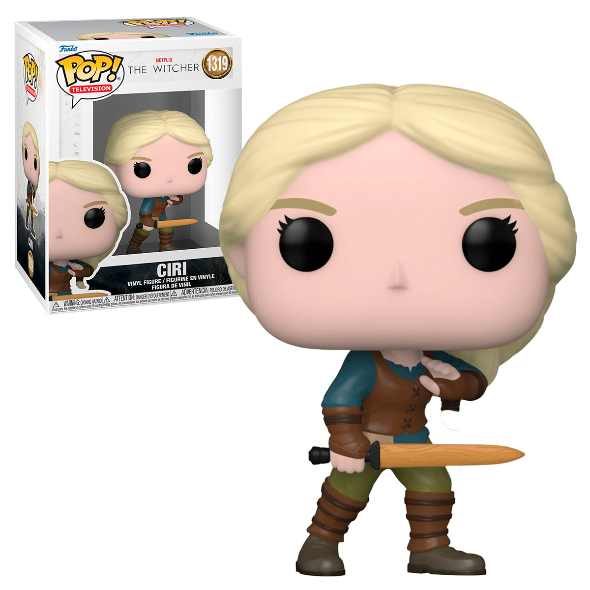 Funko Pop Ciri Con Espada #1319 The Witcher Serie Netflix Figura Original