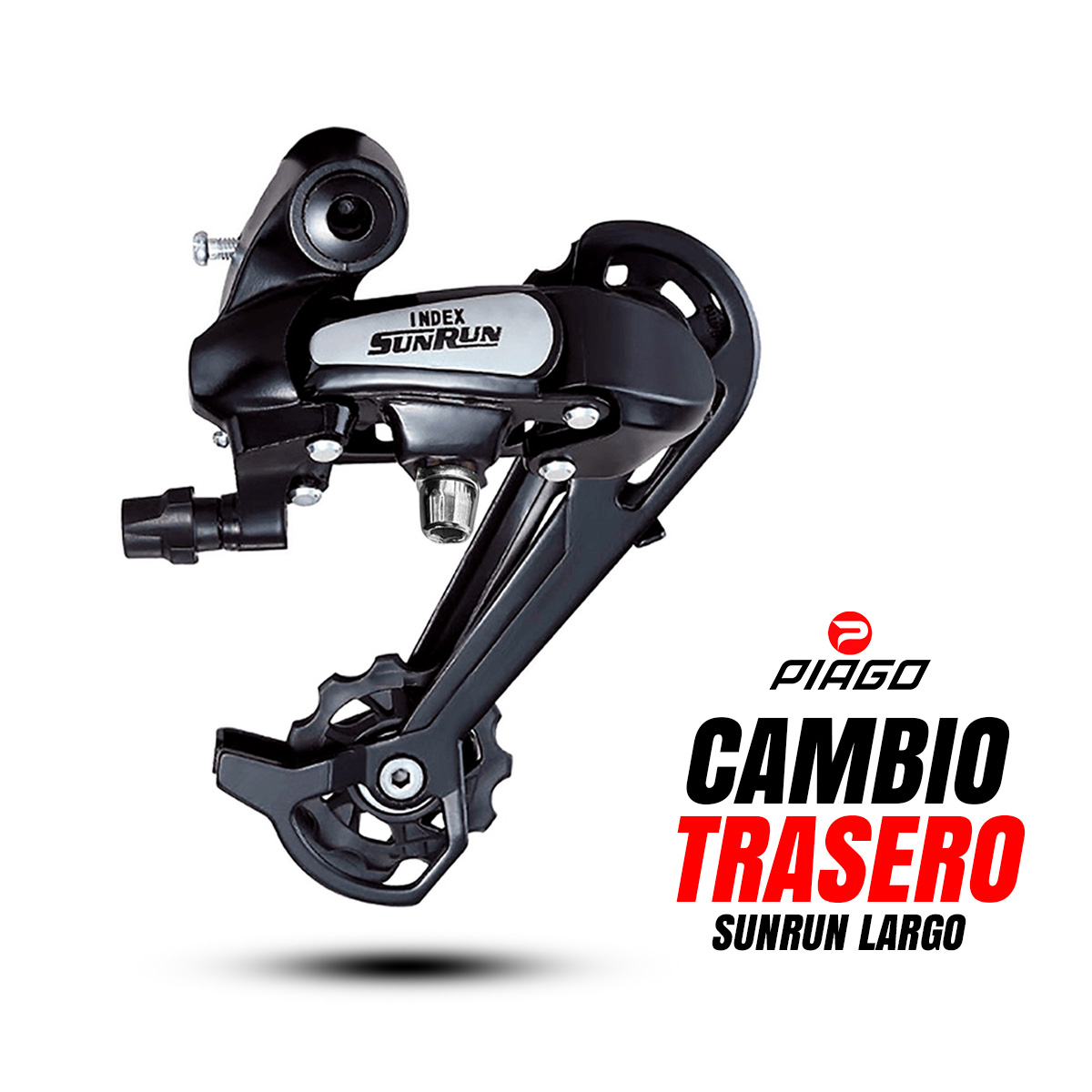 Cambio Trasero  Desviador Bicicleta Largo Con Pata Sunrun