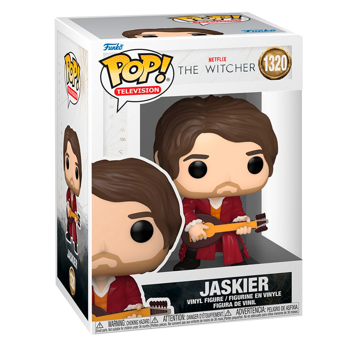 Funko Pop Jaskier #1320 The Witcher Serie Netflix Figura Original