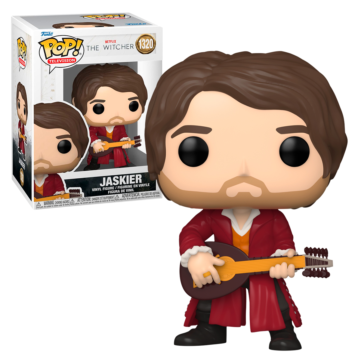 Funko Pop Jaskier #1320 The Witcher Serie Netflix Figura Original