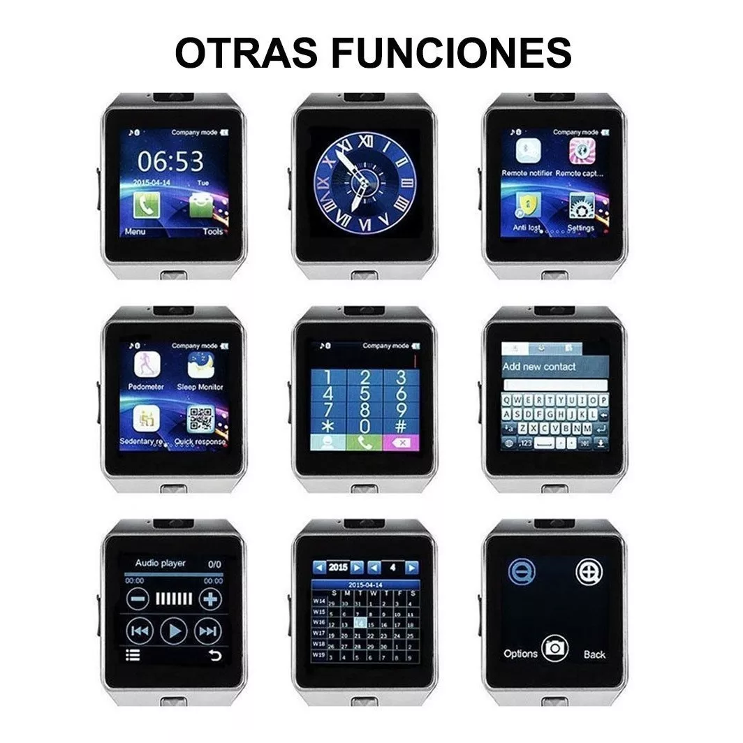 Smartwatch dz09 discount versiones y codigos