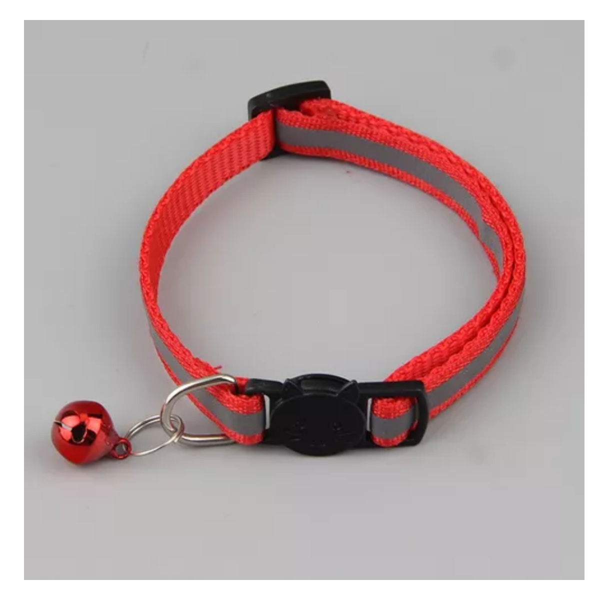 Collares Para Mascotas Ajustables Con Campana Y Reflexivo