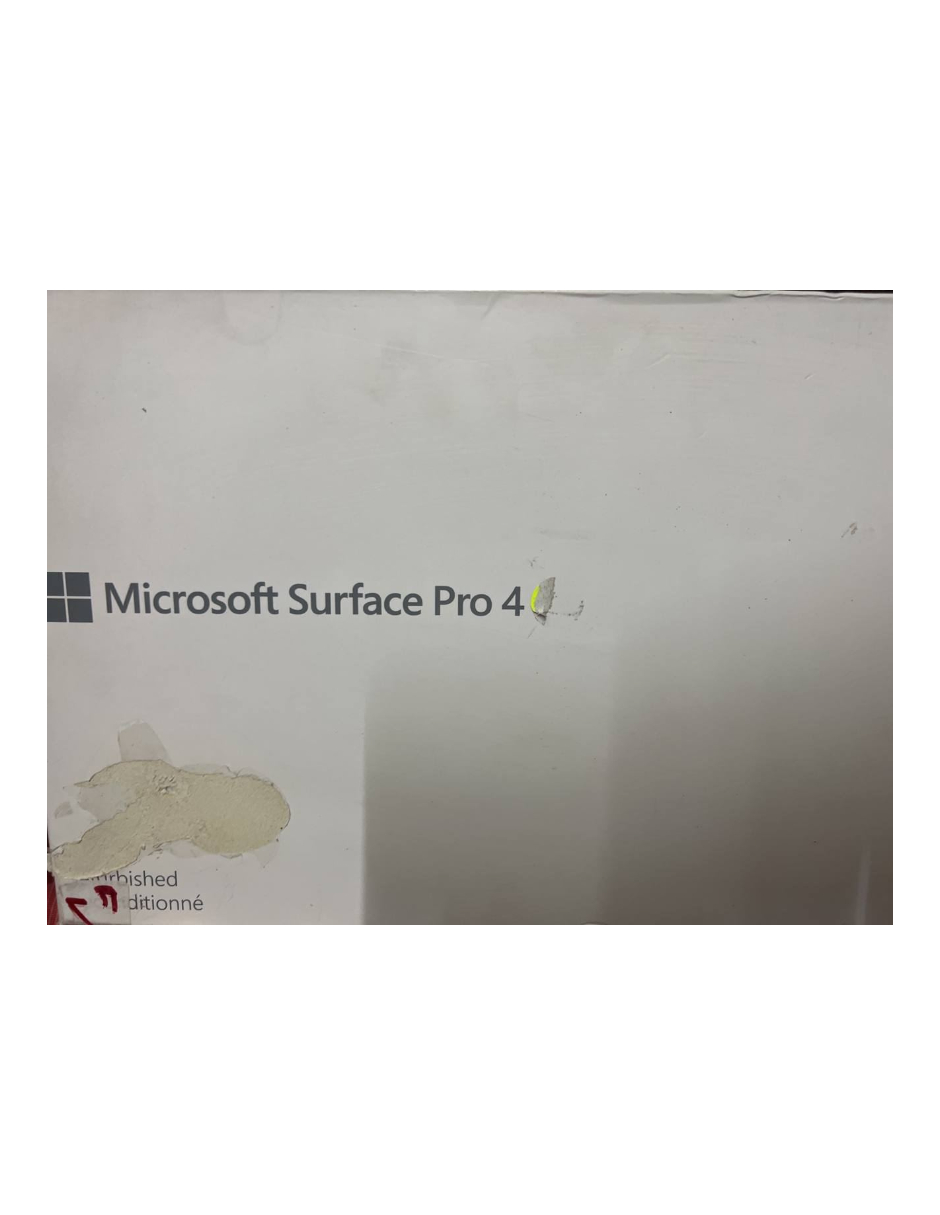 P/o Microsoft Surface Pro 4 128 GB, 4 GB RAM, Intel Core i5