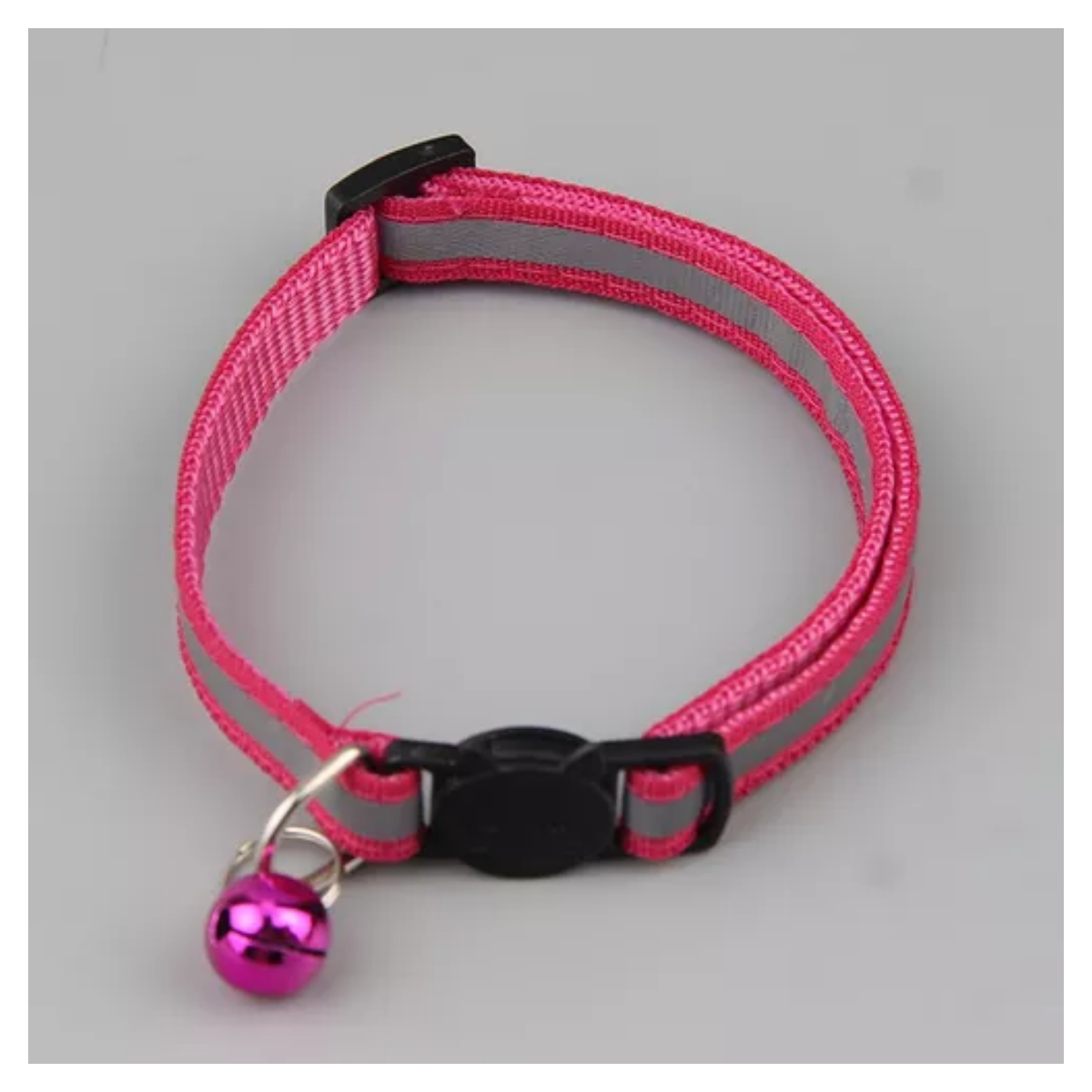 Collares Para Mascotas Ajustables Con Campana Y Reflexivo