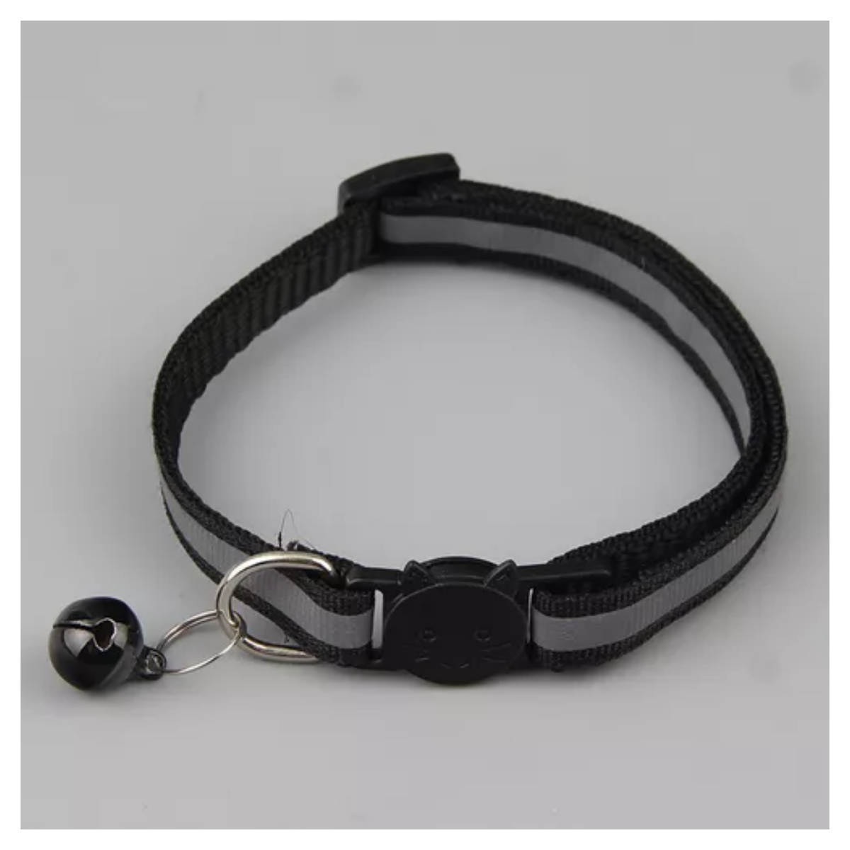 Collares Para Mascotas Ajustables Con Campana Y Reflexivo