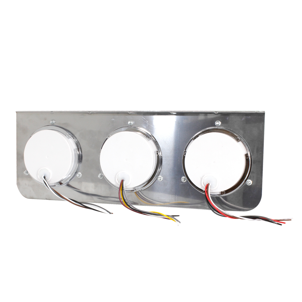 Par Plafonera Porta Plafones Cromo 14 Led Redondo Aro Plasma