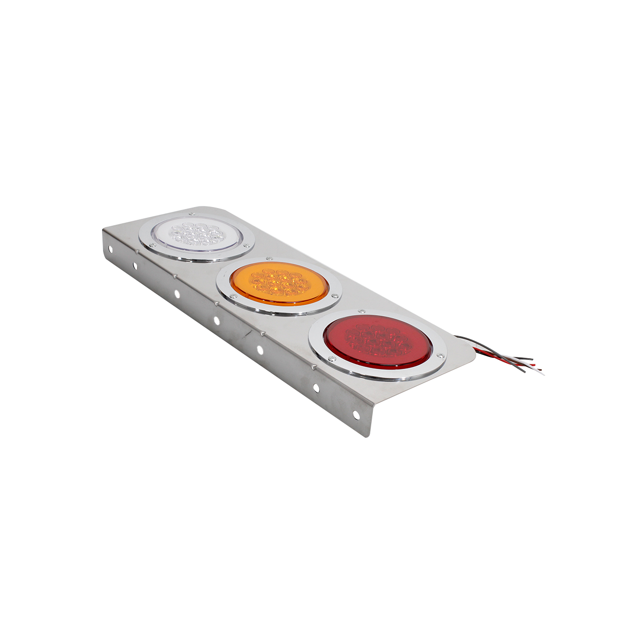 Par Plafonera Porta Plafones Cromo 14 Led Redondo Aro Plasma