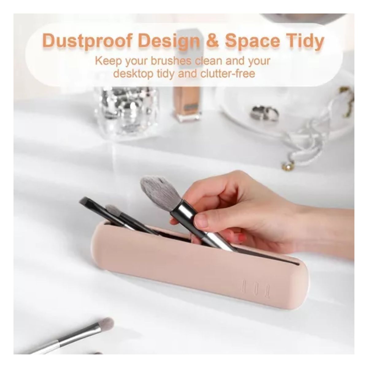 Organizador Y Soporte Para Brochas De Maquillaje