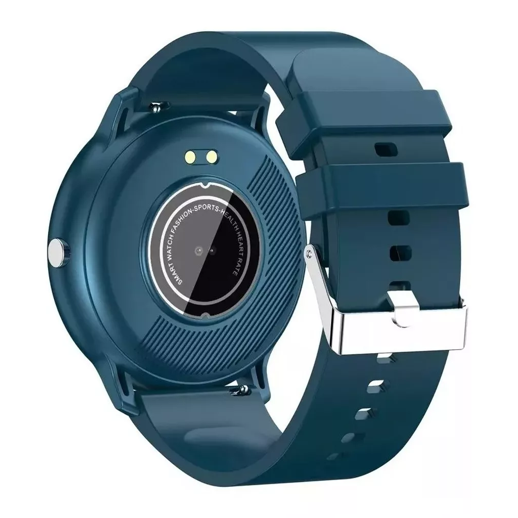 Reloj Inteligente Bluetooth Smartwatch Zl02 Impermeable Azul