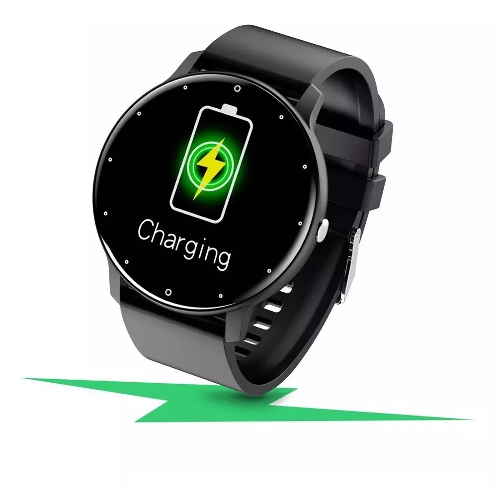 Reloj Inteligente Bluetooth Smartwatch Zl02 Impermeable Azul