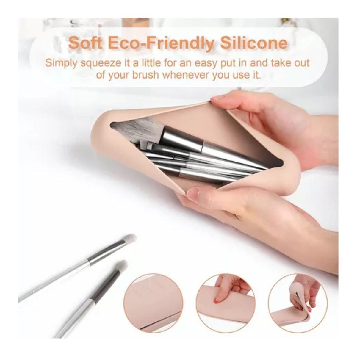 Organizador Y Soporte Para Brochas De Maquillaje