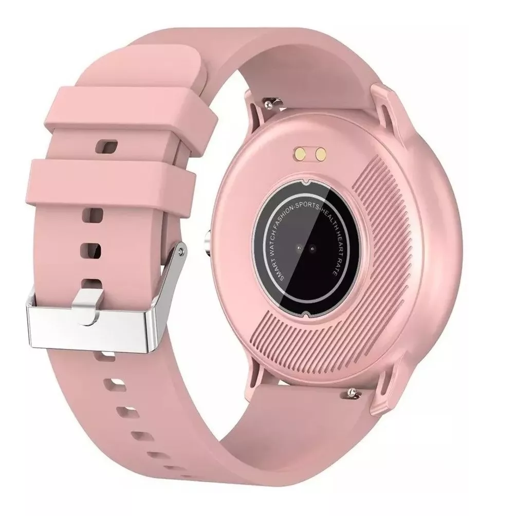 Reloj Inteligente Bluetooth Smartwatch Zl02 Impermeable Rosa
