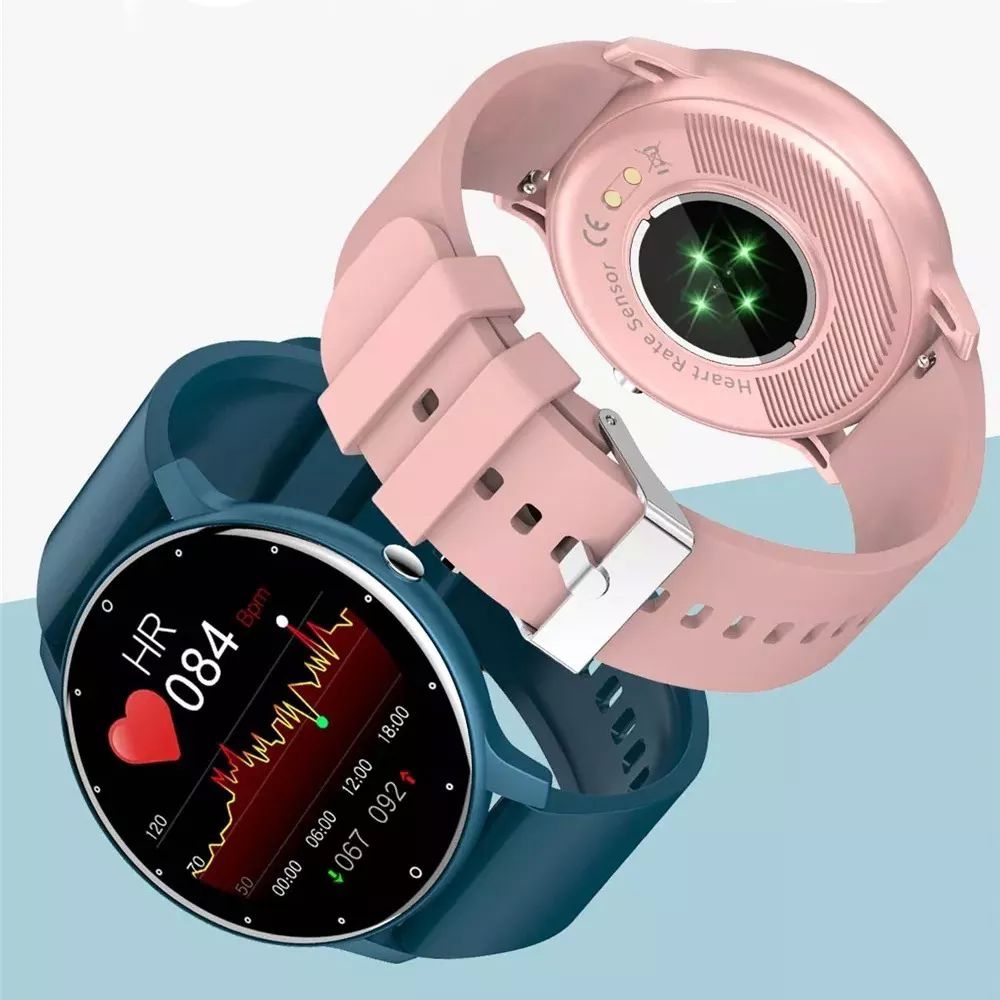 Reloj Inteligente Bluetooth Smartwatch Zl02 Impermeable Rosa