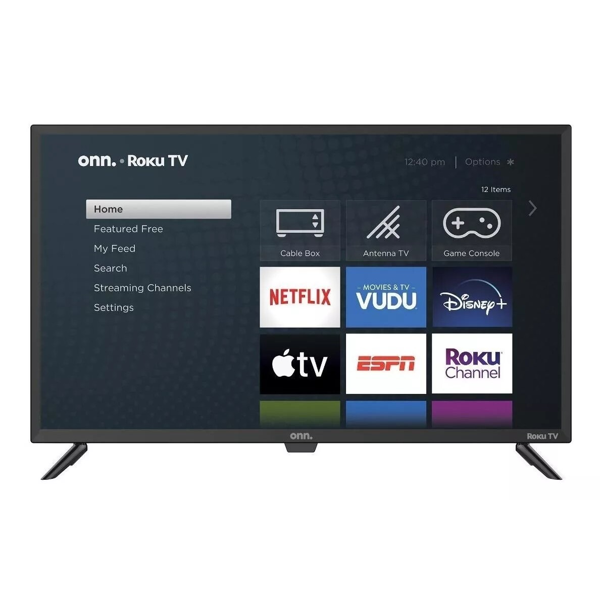 Smart TV 24" Onn LED Roku OS HD Wifi Apps 100012590