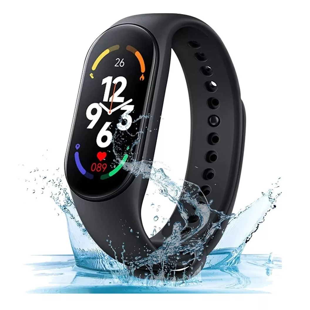Reloj Pulsera Inteligente M7 Smart Band Bluetooth Deportivo Azul