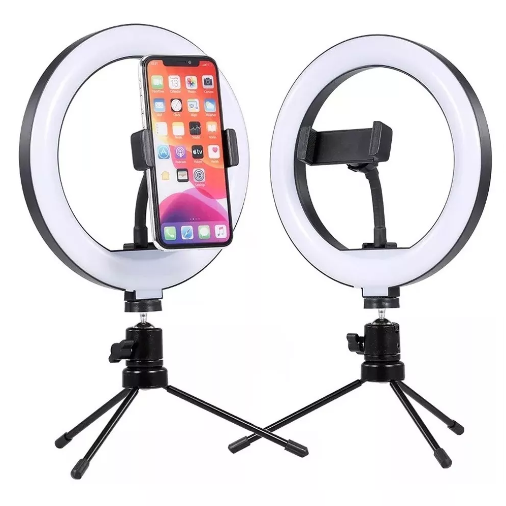 Aro Luz Led M33 Celular 33cm Selfie Soporte Tiktok Tripode 210cm Fotos