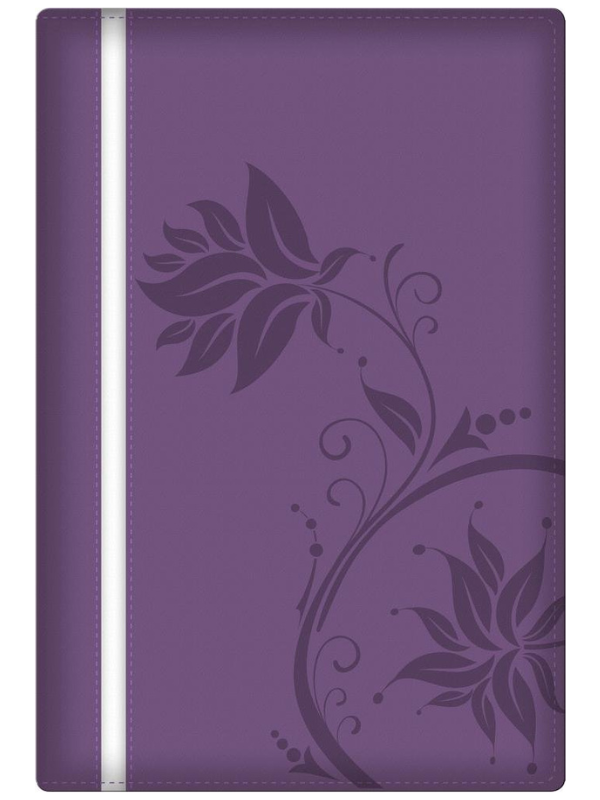 Biblia Rv60 de la Mujer Conforme Al Corazón de Dios: Duotono Morado