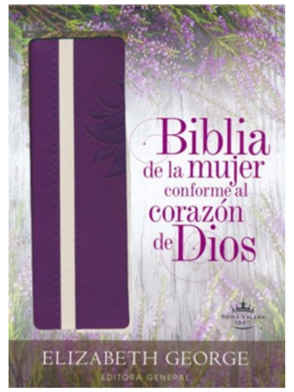 Biblia Rv60 de la Mujer Conforme Al Corazón de Dios: Duotono Morado