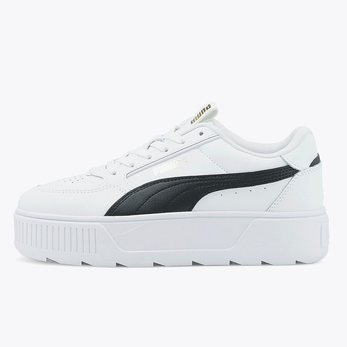 Tenis Puma Karmen Rebelle Plataforma Blanco Negro de Dama Original