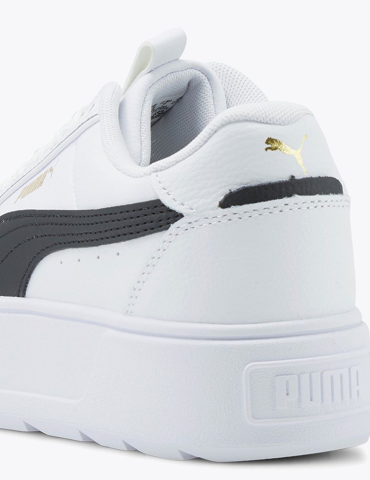 Tenis Puma Karmen Rebelle Plataforma Blanco Negro de Dama Original