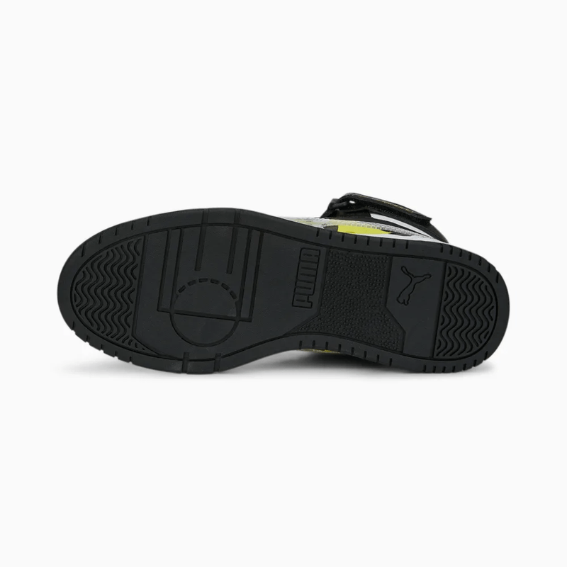 Tenis Puma Rbd Bob Esponja Blanco Negro de Niños Original