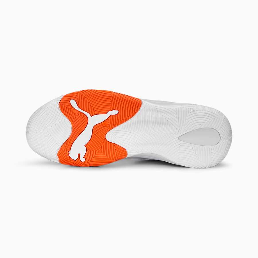 Tenis Puma Rebound Future Blanco Negro Naranja de Caballero Original