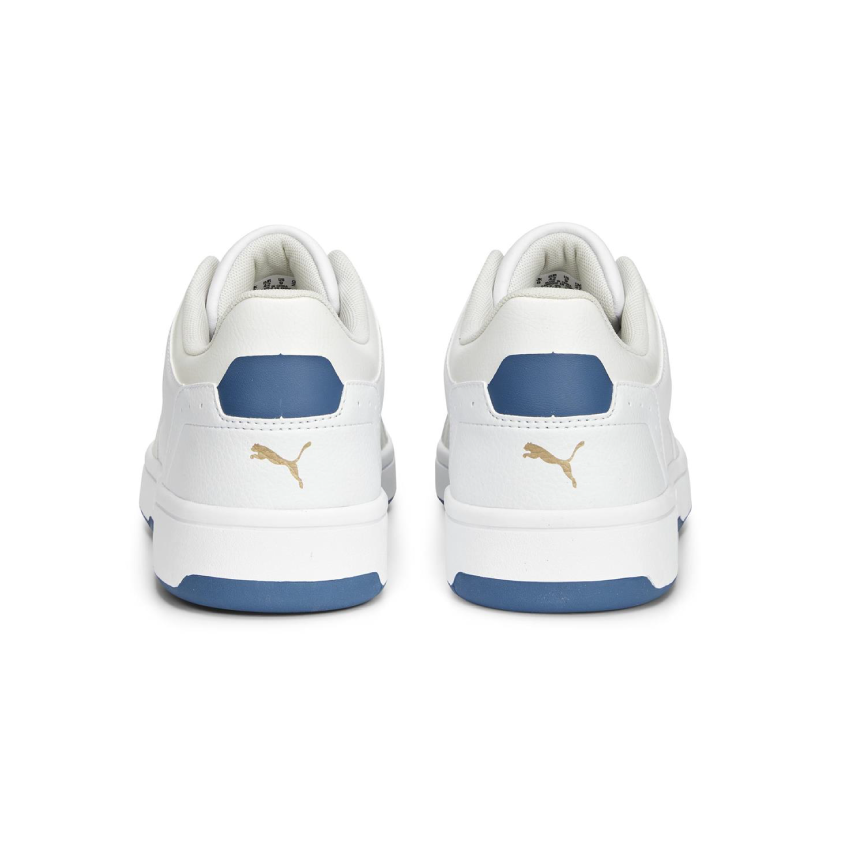 Tenis Puma Rebound Joy Low Blanco Azul de Caballero Original