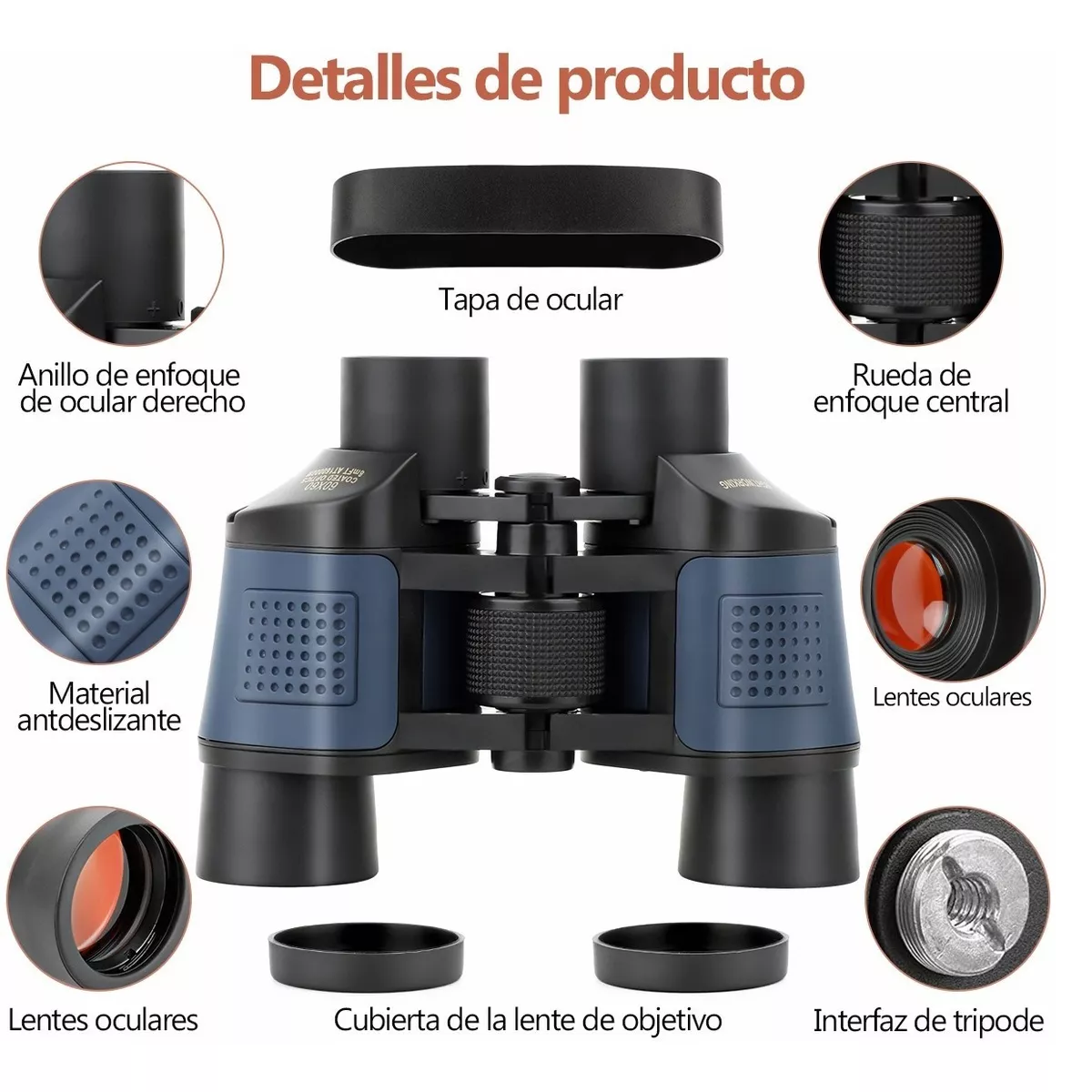Binoculares Telescópicos Hd Con Visión Nocturna 60x60