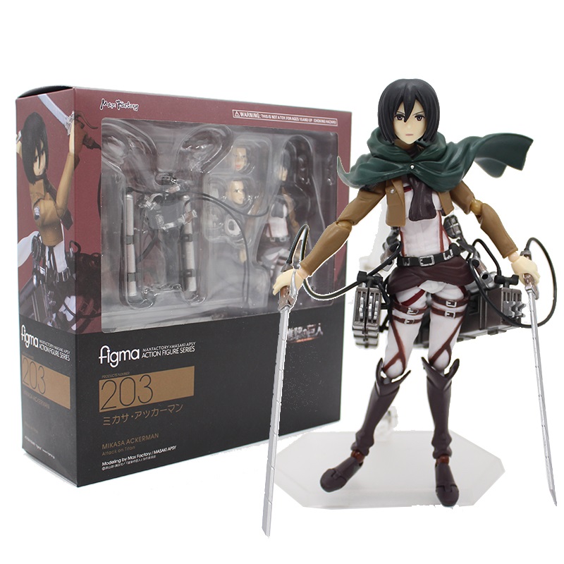 Mikasa Ackerman 203 Attack On Titan Shingeki Figma Figura