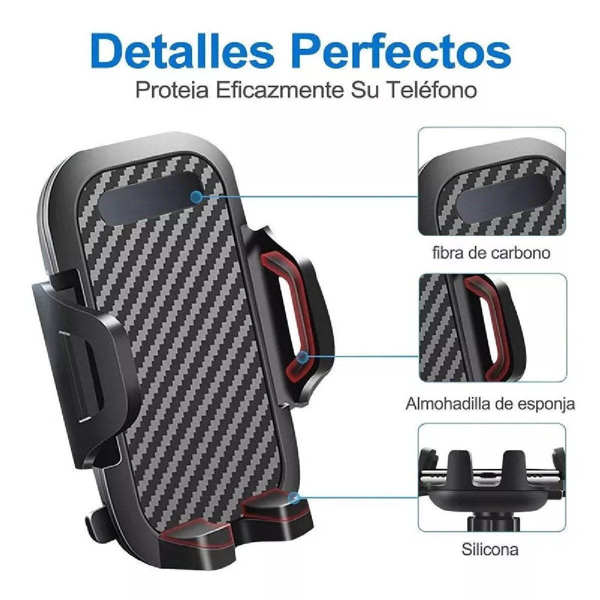 Soporte Para Teléfono Para Coche,soporte Porta Celular 3en1