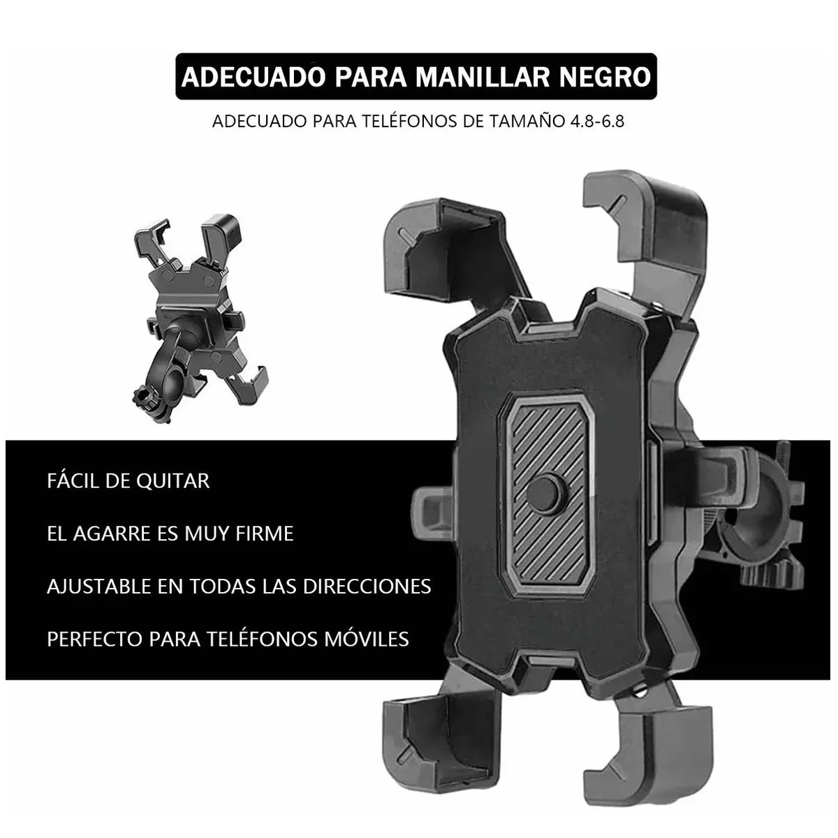 Soporte Para Celular Moto/bicicleta, Base Porta Teléfono