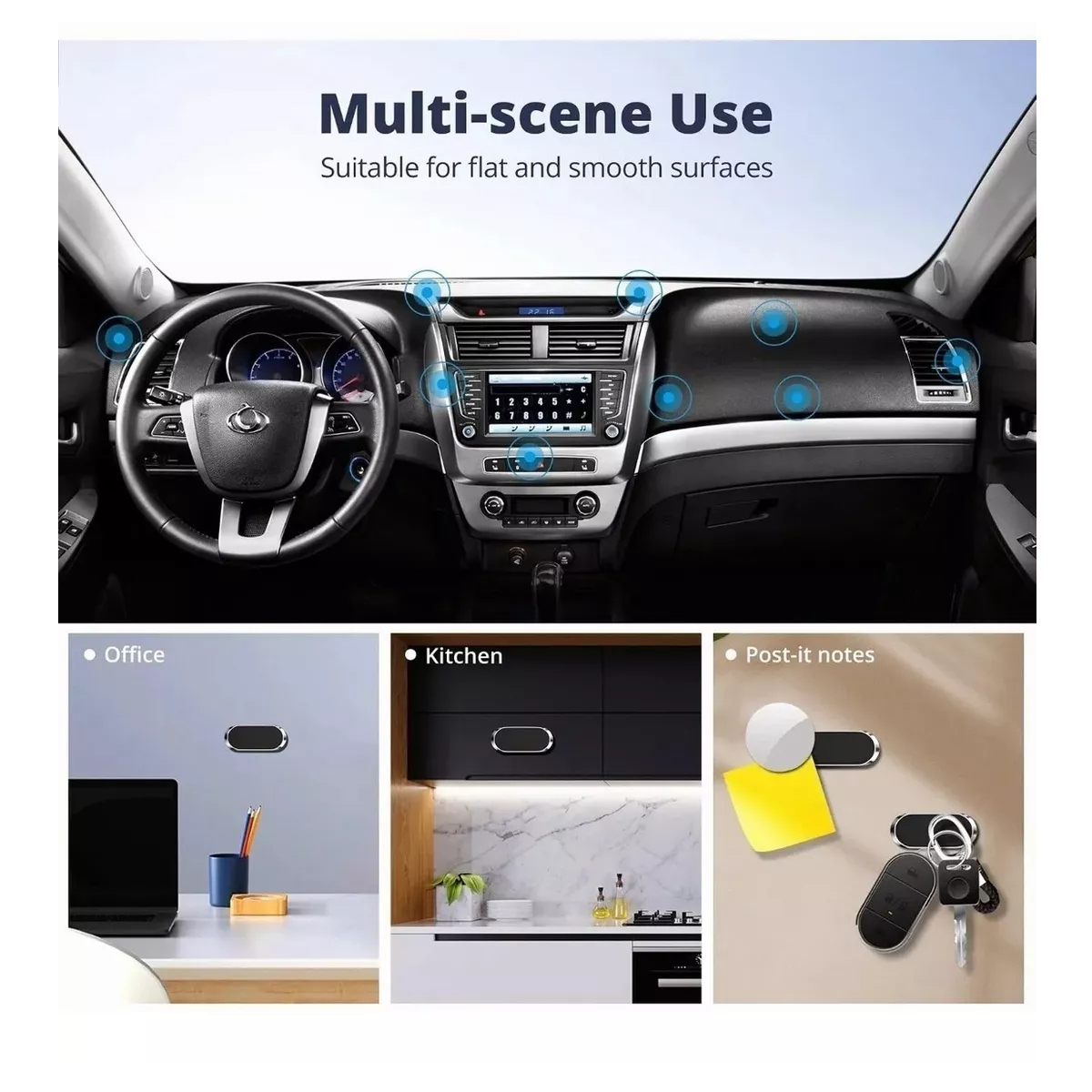 Soporte Magnético Celular Para Auto,base Para Celular Coche