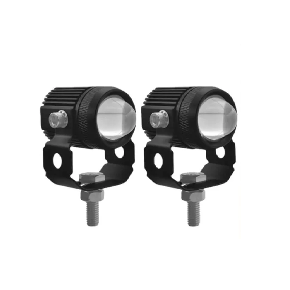 Par Faros De Lupa 60w Luz Auxiliar Niebla Led Para Moto Auto