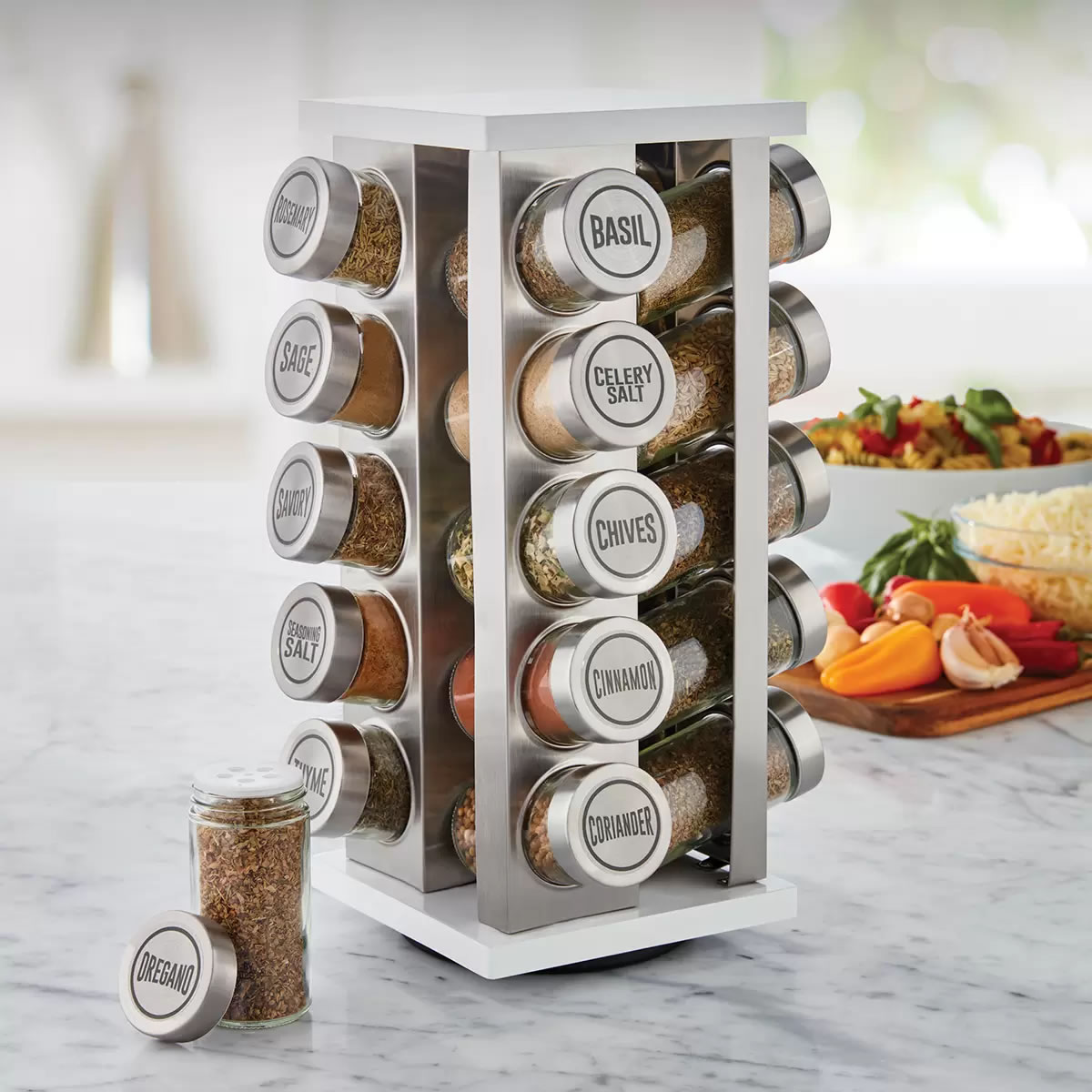 Especiero Giratorio Con 20 Frascos Kamenstein 1707463 CST