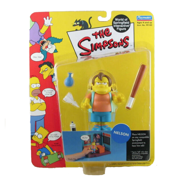 Playmates The Simpsons Nelson Muntz World Of Springfield