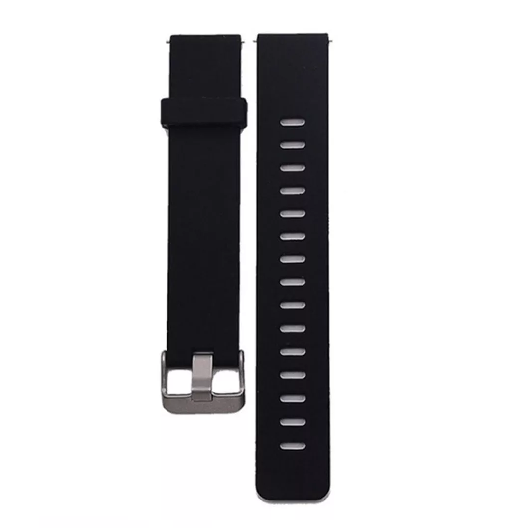 Correa Extensible Smartwatch Reloj Silicón Universal 2cm Negro