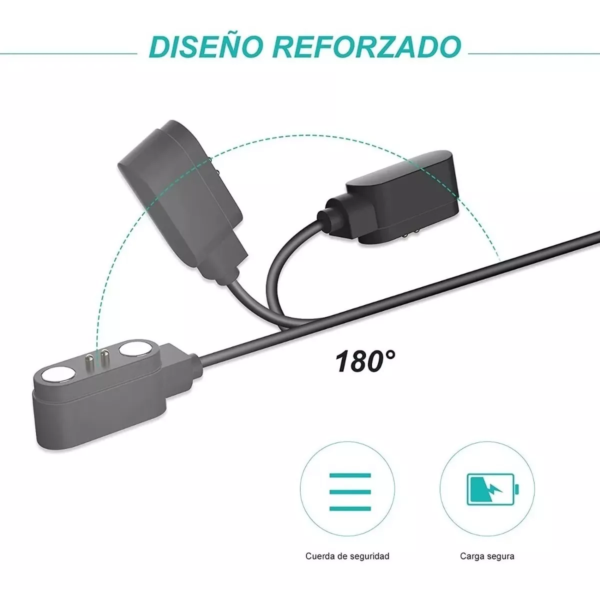 Cable Cargador Dock Usb Compatible Con Smartwatch Smartband