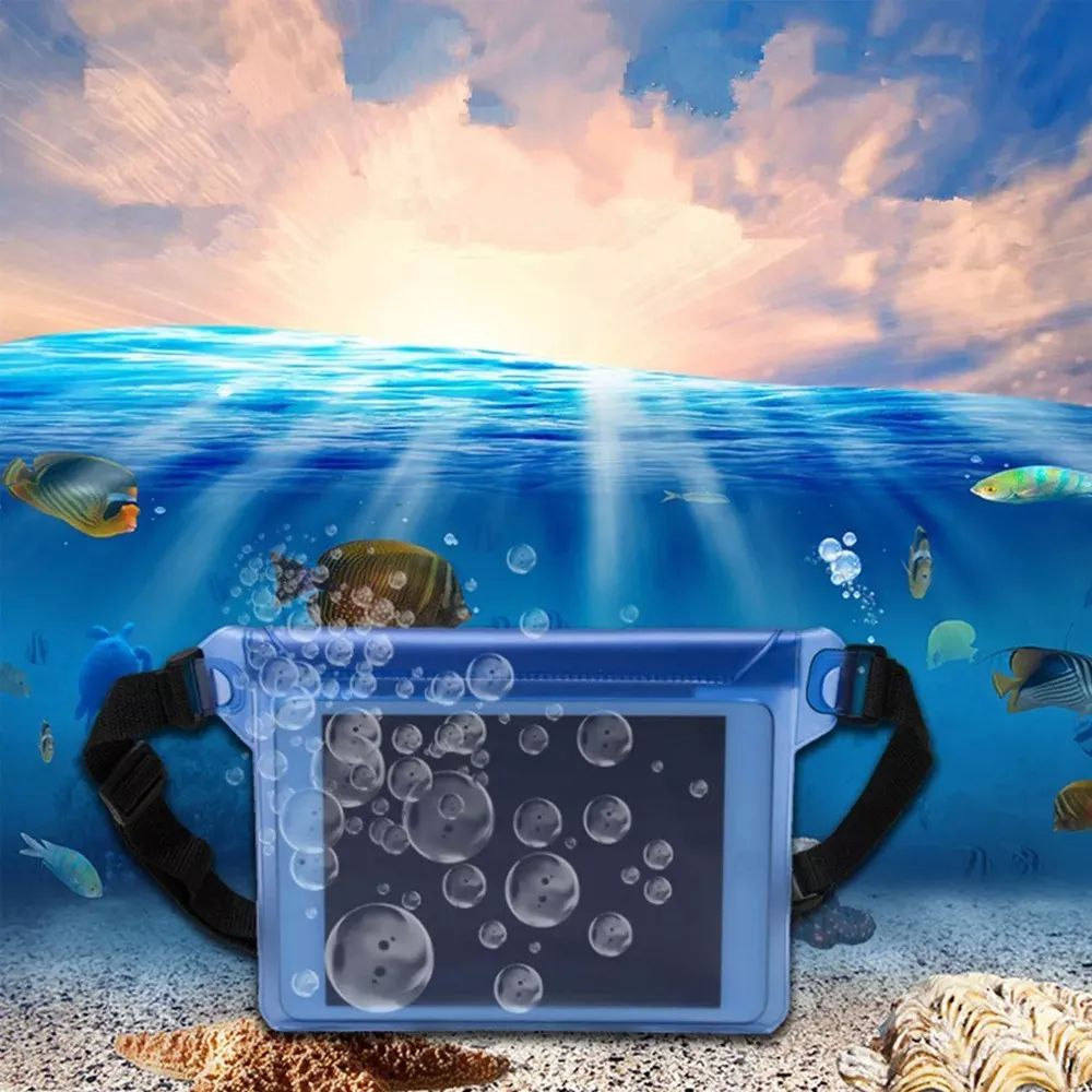 Bolsa Sumergible Celular Contra Agua Natación Cartera Llaves Negra