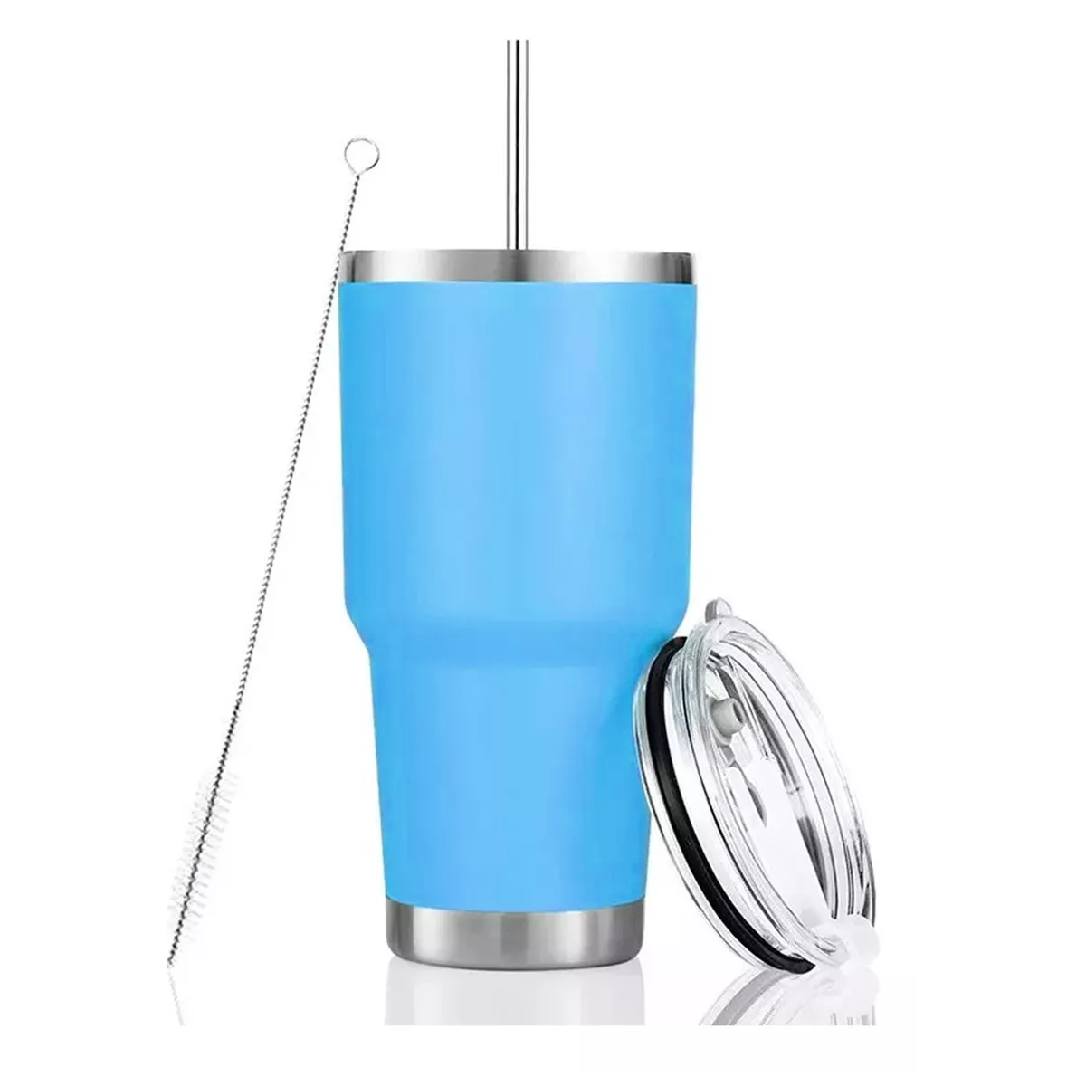 Vaso Termo Térmico Portátil Acero Inoxidable Calor Frío 30oz Termo Azul