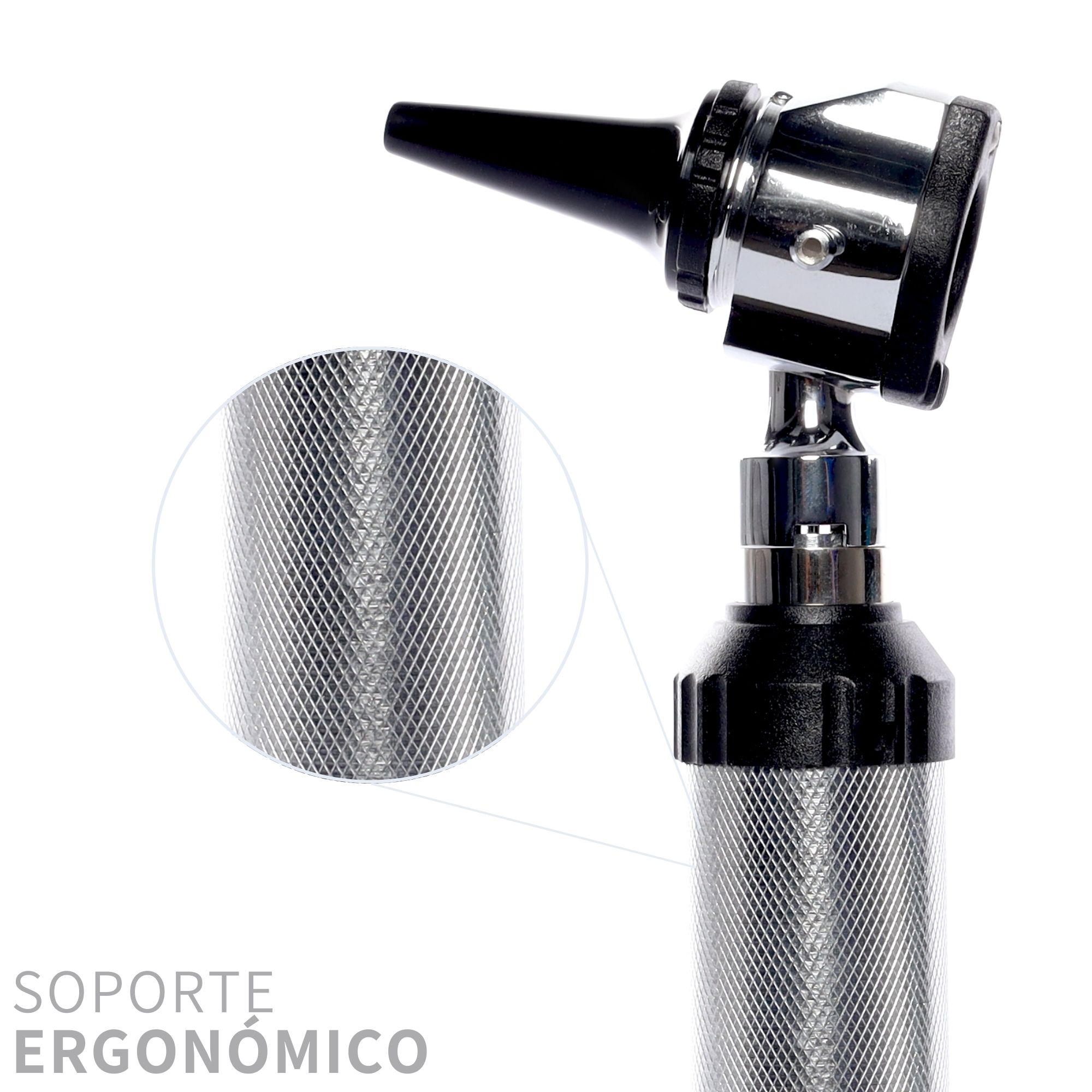 Estuche Medico Otoscopio Oftalmoscopio Luz Led Y Accesorios