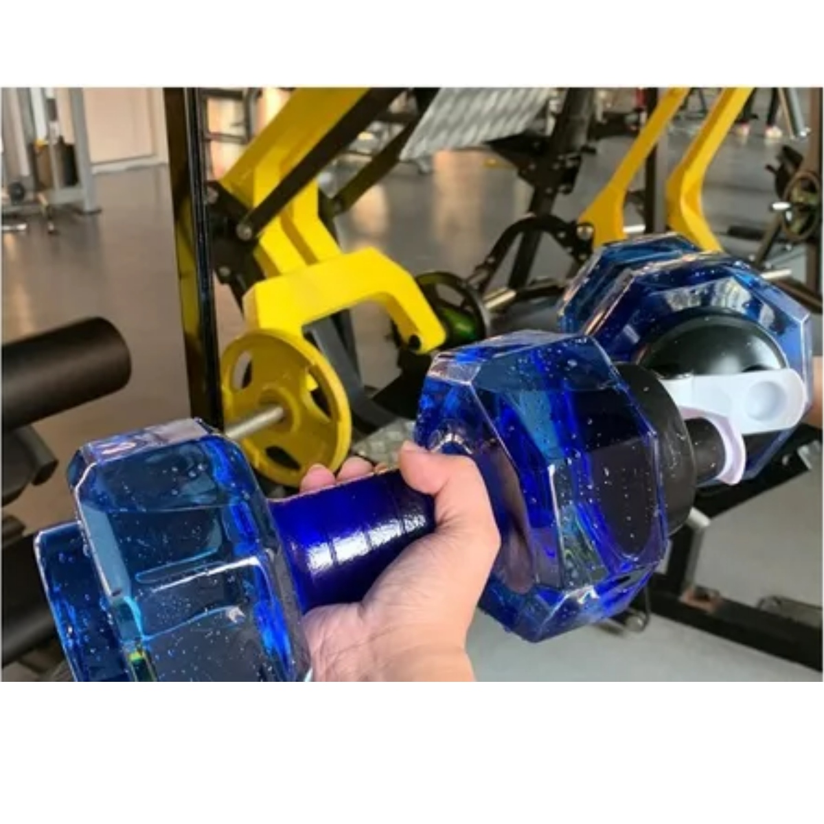 Botella De Agua Forma De Mancuerna Fitness