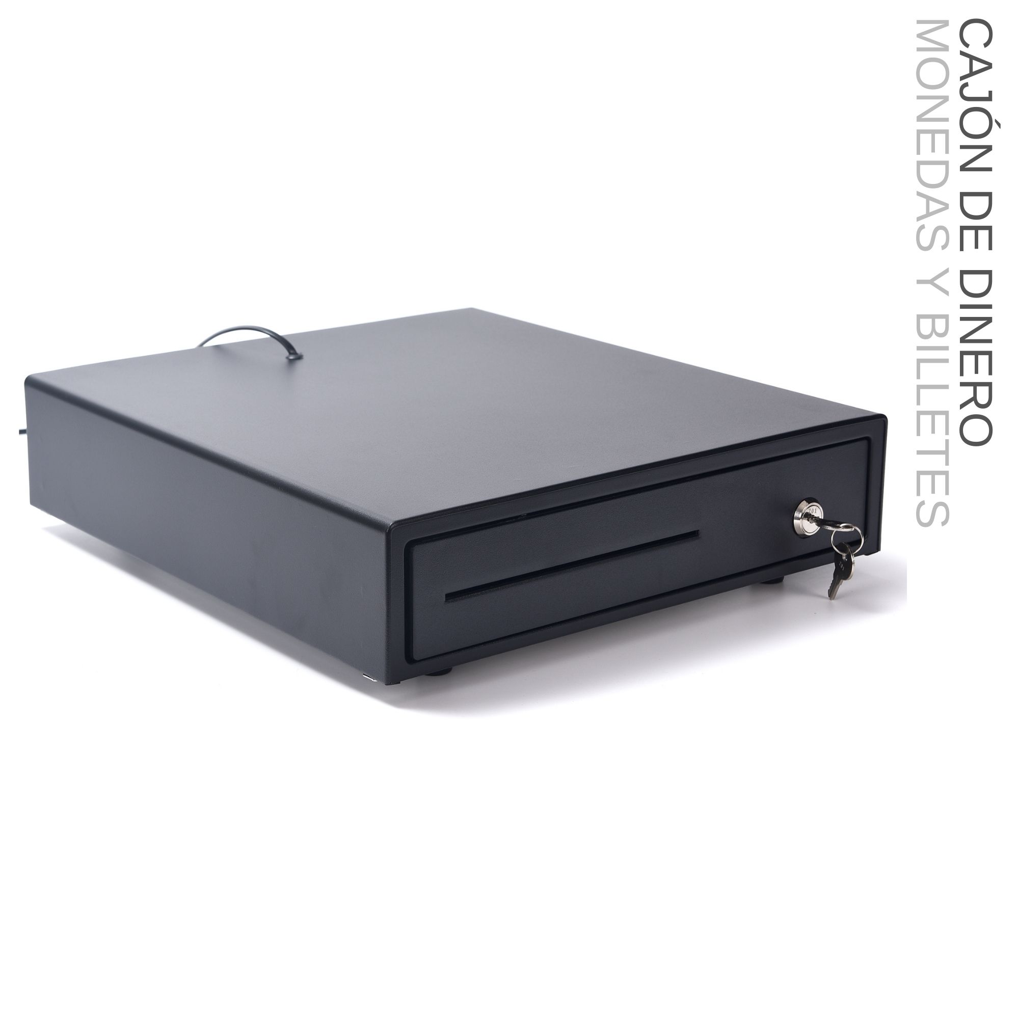 Cajon De Dinero Metalico 4 Billetes 5 Monedas Cable Rj11