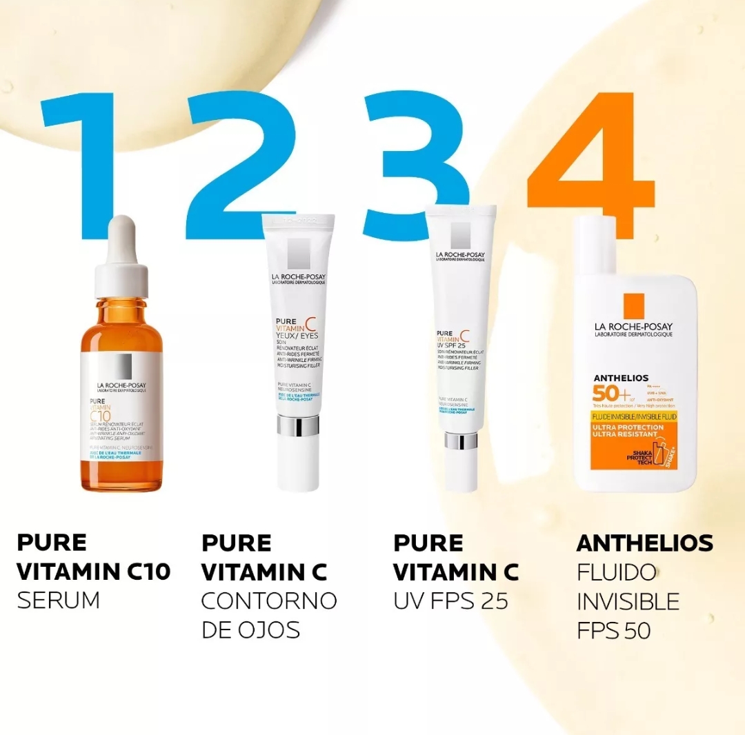 Serum 10 La Roche Posay Antiarrugas Vitamina C Mixta 30 Ml