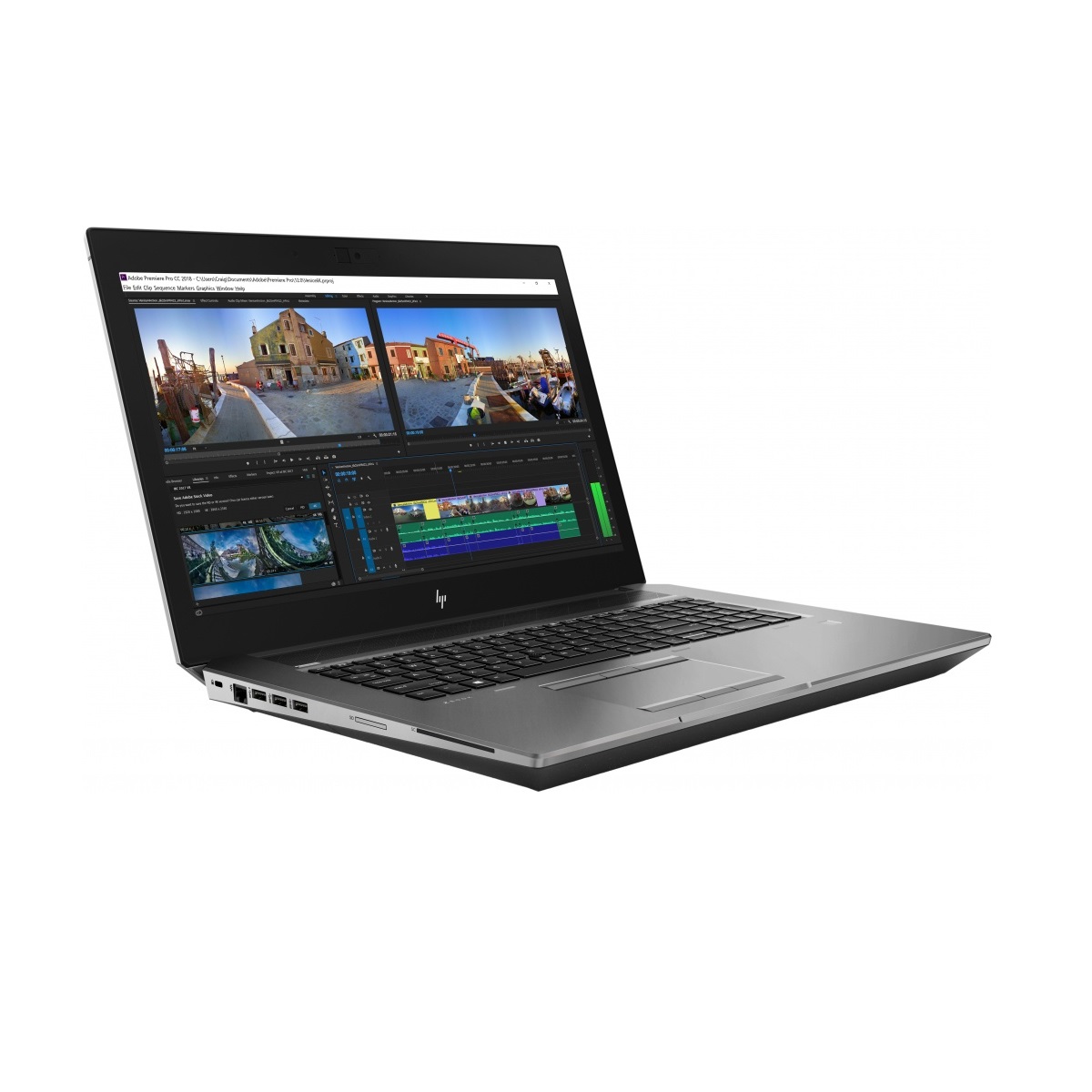 Laptop HP ZBOOK 17 G5- 17.3"- Core i7, 8va gen- 32GB RAM- 256GB SSD- WINDOWS 10 Pro- Equipo Clase A, Reacondicionado