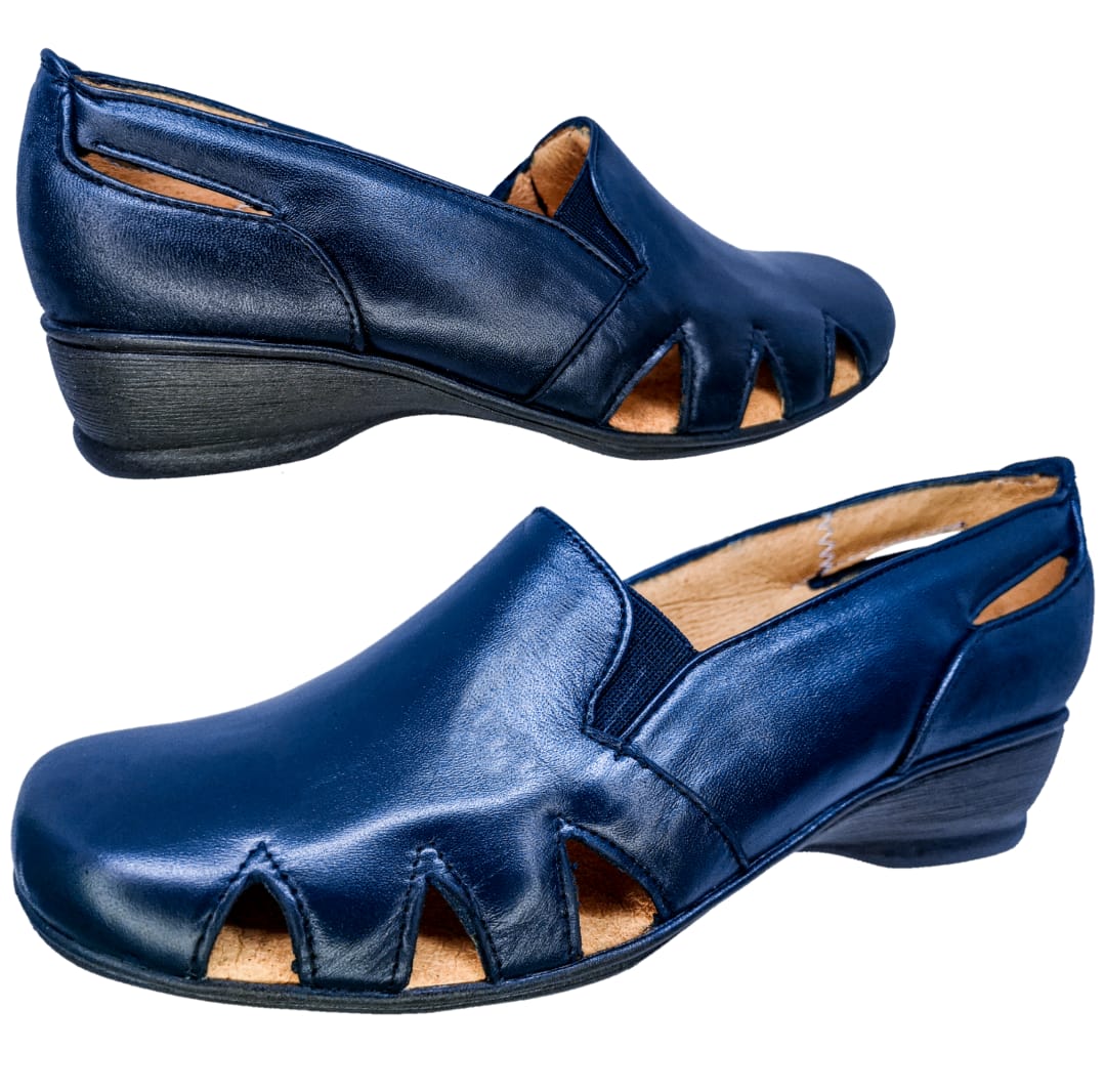 Calzado cómodo Suave Dama Pie Diabético ó Delicado Piel Borrego Confort.