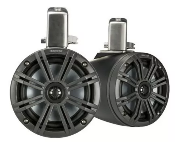 Bocinas Marinas De Torre Kicker 45kmtc65 Luz Led 6.5pulg Rgb