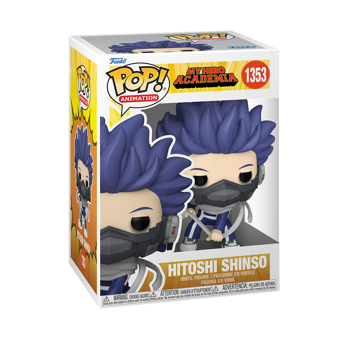 Funko Pop Hitoshi Shinso #1353 My Hero Academia Anime Manga Figura Original