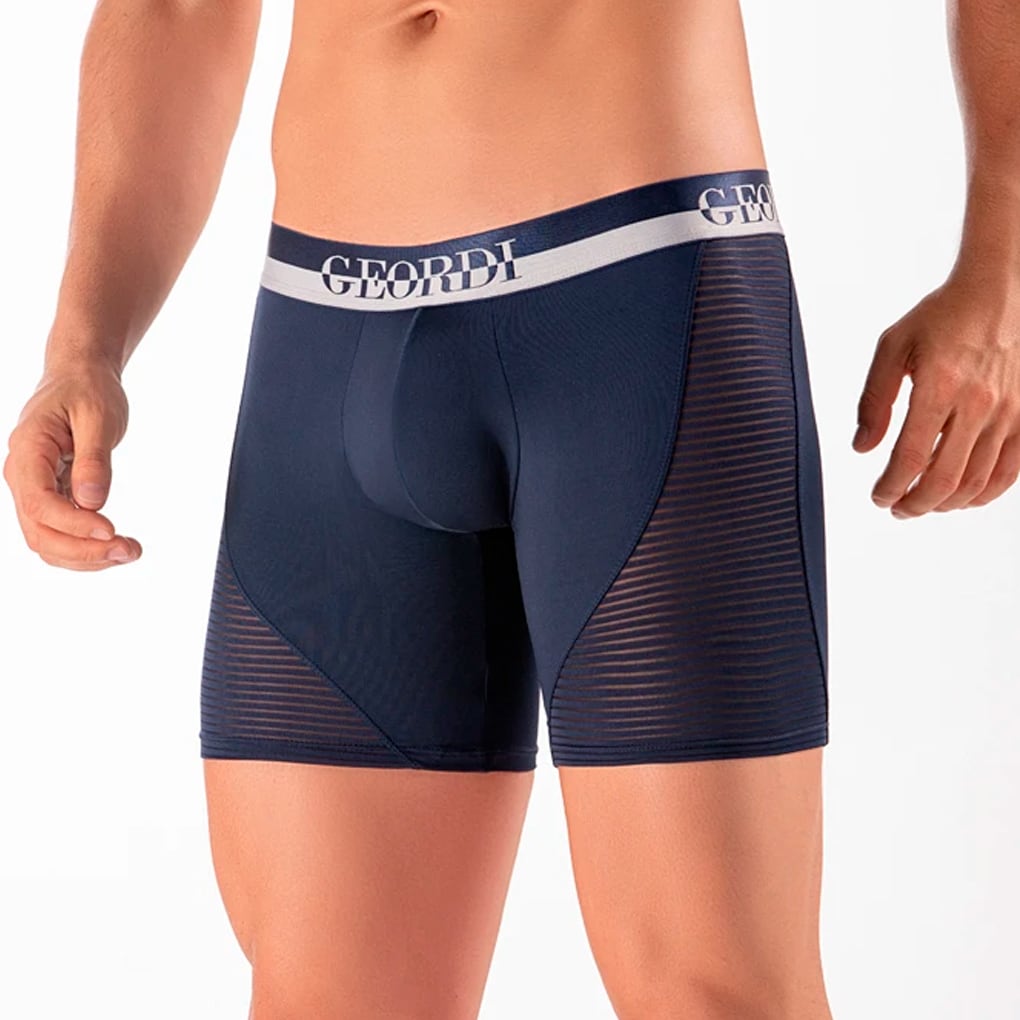 Ropa Interior Masculina Bóxer Deportivo De Microfibra Corte Medio